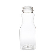 Similar item: 8 oz Clear PET Plastic Decanter Juice Bottles (Cap Not Included) - 3499B01-B
