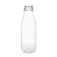 16 oz Clear PET Plastic Round Beverage Bottles (Cap Not Included) - 3591B05-B