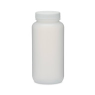 Similar item: 16 oz Natural HDPE Wide Mouth Packer Bottles (White Screw Top Cap) - 36016