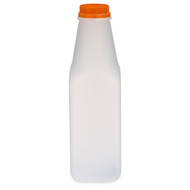 Similar item: 32 oz Natural HDPE Plastic Beverage Containers (Orange Ratchet Cap) - 3753B07
