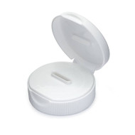 38-400 White PP Plastic Flip Top Condiment Caps | Berlin Packaging