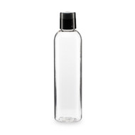 Petla BD-2 美品 8oz Clear PET Cylinder Bottle (Black Cap) | Berlin Packaging