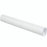 3in x 18in Light Duty Kraft Mailing Tubes - Wholesale, 24/Case, Shipping Supplies Cardboard