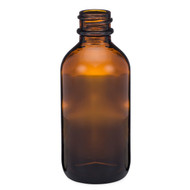 Similar item: 2 oz Amber Glass Boston Round Bottles (Cap Not Included) - 4699B05-BABR