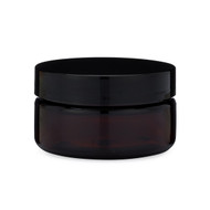Similar item: 2 oz Amber PET Straight Sided Jar (Black Cap) - HWJA2B