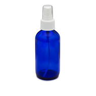 8 oz Cobalt Blue Glass Boston Round Bottles *Bulk Pallet* - YCB828BULK