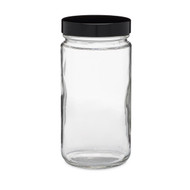 4oz French Square Glass Spice Jar, 43-485 Finish