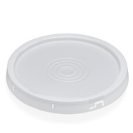 White HDPE Tear Tab Lid - 5551L