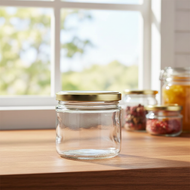 Similar item: 12 oz Clear Glass Round Jars - 6240B15