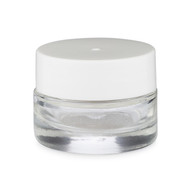 Similar item: 0.25 oz Clear Glass Lip Balm Jars (White PP Cap) - LB4