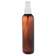 Similar item: 8 oz Amber PET Bullet Bottle & White Fine Mist Sprayer - P-AB8AW