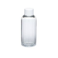 PET Plastic Boston Round Bottles with Cap
