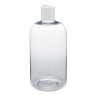 Similar item: 16 oz Clear PET Boston Round & White Disc Lid - P-BC16DISCW