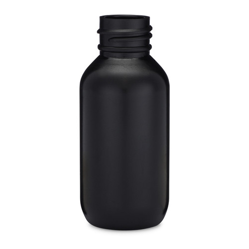 2 Oz Black HDPE Boston Round Bottle 24-410 - 314326 2 Oz Black HDPE Boston Round Bottle 24-410 - 314326