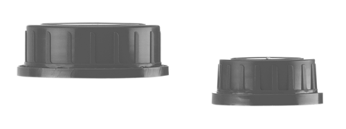 Kautex 54 mm Grey PP Tamper Evident Screw Cap - 3221C09 Kautex 54 mm Grey PP Tamper Evident Screw Cap - 3221C09