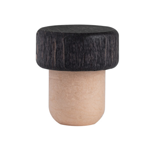 19.5 mm Antique Black Head Bar Top Corks - 327209SS