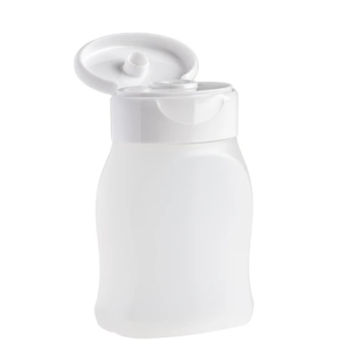 2.2 oz Oval Natural HDPE Squeeze Water Enhancer with 14 mm Snap Top - 278752-K