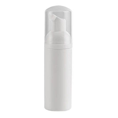 50 ml White HDPE Cylinder Foamer Bottles With Foamer Pump - 228783-K