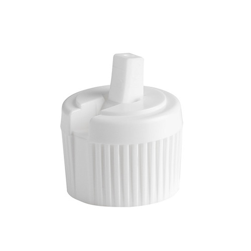20-410 White LDPE Flip Top Cap - CPD-06105-K