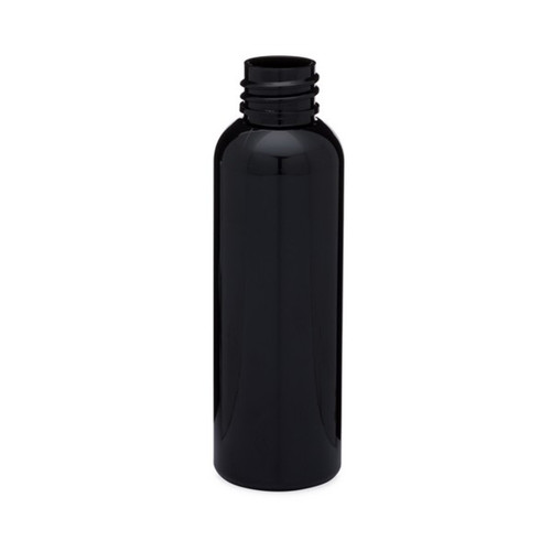 1 oz Black PET Plastic Bullet Bottles (Cap Not Included) - 340936