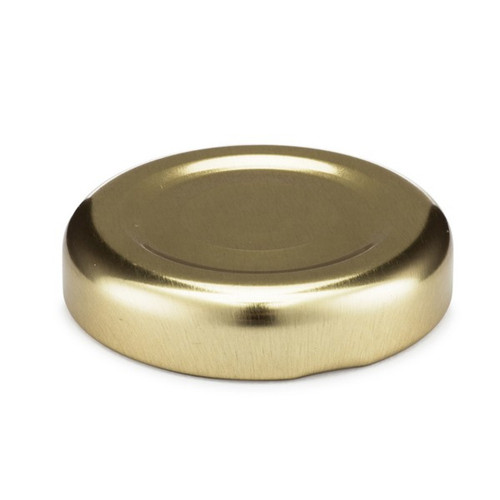 38 mm Gold Metal Lug Caps w/ Safety Button (Plastisol Liner) - 344590