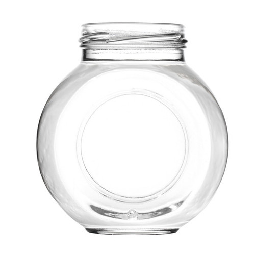 10 oz Clear Glass Lemoncello Round Jars (Cap Not Included) - 335800-K