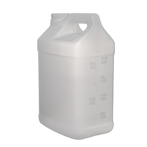 2.5 Gallon Natural HDPE EVOH Industrial Jug  - 346368