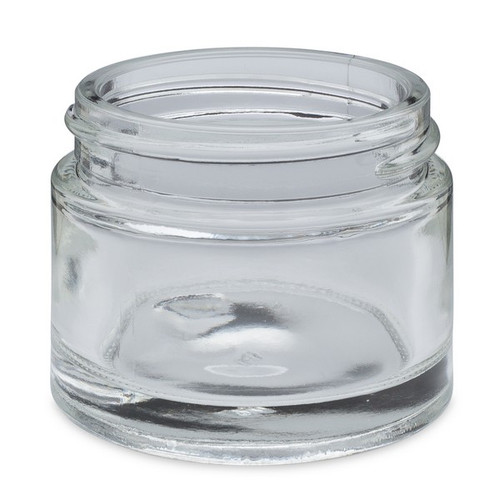1.3 oz Clear Glass Thick Base Jars *Bulk Pallet* - 5200B31BULK 1.3 oz Clear Glass Thick Base Jars *Bulk Pallet* - 5200B31BULK