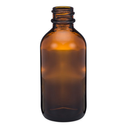 4699B05-BABR - Boston Round Glass Bottles, 2 oz, Amber - Case of 24