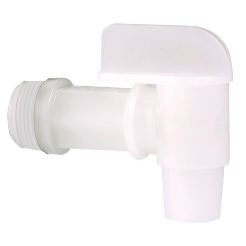 White PE Plastic Standard Drum Faucets - 1707S01 White PE Plastic Standard Drum Faucets - 1707S01