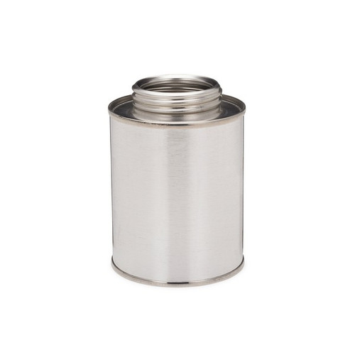 4 oz steel flat-top cans (metal delta brush cap)