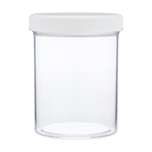 8 oz Clear Short PS Straight Sided Jars | Berlin Packaging