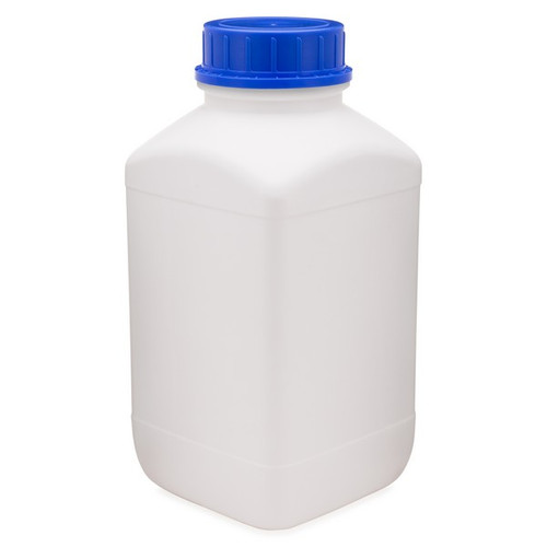 1 gal White HDPE Plastic Kautex Wide Mouth UN-Rated Leakproof Bottles (Blue Tamper Evident Cap) - 3211B37 1 gal White HDPE Plastic Kautex Wide Mouth UN-Rated Leakproof Bottles (Blue Tamper Evident Cap) - 3211B37