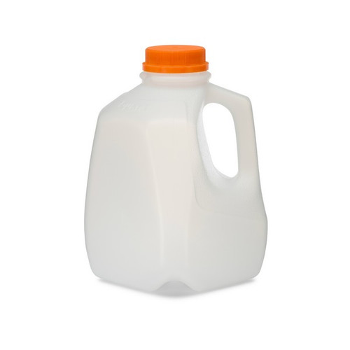 32 oz. Natural HDPE Beverage Containers (Orange Ratchet Cap) - 37533