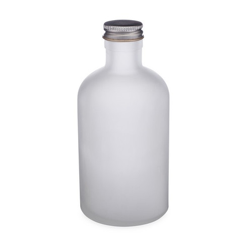 Download 8 Oz Frosted Boston Bottles Silver Metal Cap Berlin