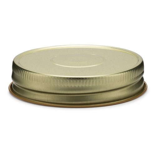 70-G450 Gold Metal Caps w/Safety Button with Plastisol Liner 70-G450 Gold Metal Caps w/Safety Button with Plastisol Liner