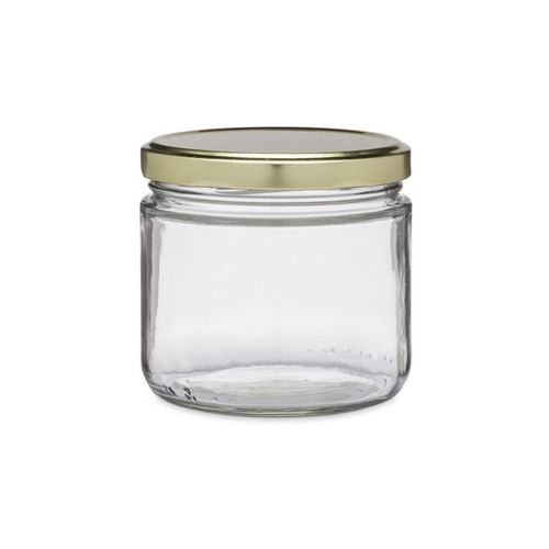 12 oz Clear Glass Round Jars - 6240B15