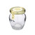 Glass Honey Pot Jars with Lug Cap with sample label Glass Honey Pot Jars with Lug Cap with sample label