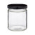 9 oz Glass Round Jars with Black Lug Cap