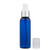 2 oz Cobalt Blue PET Bullet Bottle & Silver Treatment Pump with Overcap