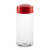 4 oz Clear PET Plastic Spice Jar (Red Cap) - 322420-B 4 oz Clear PET Plastic Spice Jar (Red Cap) - 322420-B