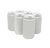 PakTech 6-Pack White Recycled HDPE Plastic Can Carrier - 288756-B
