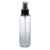 4 oz Clear PET Cylinder Round Bottle & Black Atomizer - PC4AB 4 oz Clear PET Cylinder Round Bottle & Black Atomizer - PC4AB