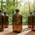 16 oz Amber Glass Boston Round Bottles (Black PP Cap) - AB16