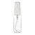 1 oz Clear PET Bullet Bottle & White Atomizer - PR1AW
