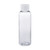 2 oz Clear PET Bullet Bottle & White Lid - PR2R