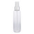 4 oz Clear PET Cosmo Round Bottle & Silver Atomizer - PR4AS