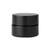 9ml Matte Black Straight Sided Glass  Cannabis Jar with Black Child Resistant Capable Flush Flat Cap with PET Liner - 321883-K