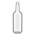 750 ml Round Glass Liquor Bottle - 335105SS-K