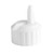 28-400 White LDPE Spouted Flip Top Cap - CAP-00348-K